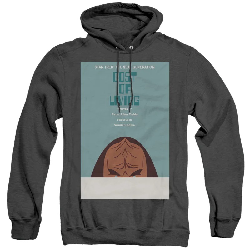 Star Trek The Next Generation Tng Season 5 Episode 20 - Heather Pullover Hoodie Alpaca Blend Soft Star Trek The Next Generation Tng Season 5 Episode 20 - Heather Pullover Hoodie Alpaca Blend Soft