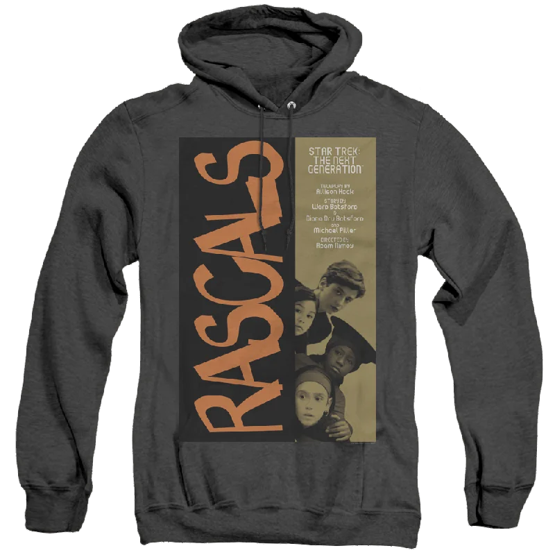 Star Trek The Next Generation Tng Season 6 Episode 7 - Heather Pullover Hoodie Boat Neck Sweater Star Trek The Next Generation Tng Season 6 Episode 7 - Heather Pullover Hoodie Boat Neck Sweater