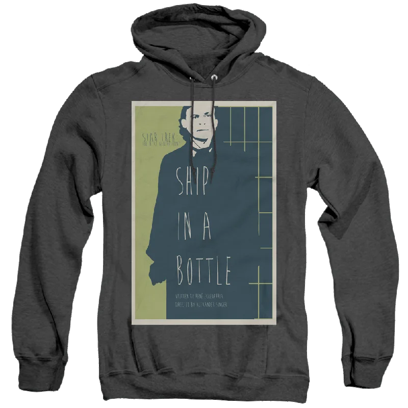 Star Trek The Next Generation Tng Season 6 Episode 12 - Heather Pullover Hoodie Fine Merino Wool Star Trek The Next Generation Tng Season 6 Episode 12 - Heather Pullover Hoodie Fine Merino Wool