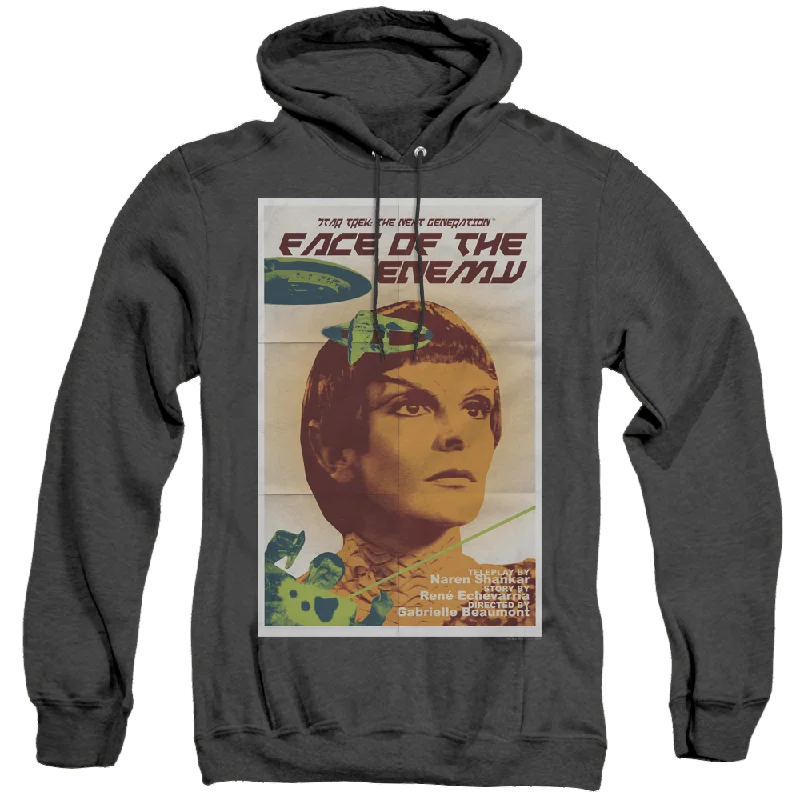 Star Trek The Next Generation Tng Season 6 Episode 14 - Heather Pullover Hoodie Cable Knit Chunky Star Trek The Next Generation Tng Season 6 Episode 14 - Heather Pullover Hoodie Cable Knit Chunky