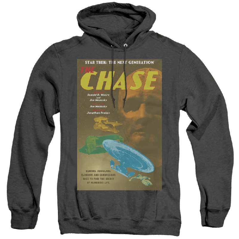 Star Trek The Next Generation Tng Season 6 Episode 20 - Heather Pullover Hoodie Shawl Collar Sweater Star Trek The Next Generation Tng Season 6 Episode 20 - Heather Pullover Hoodie Shawl Collar Sweater