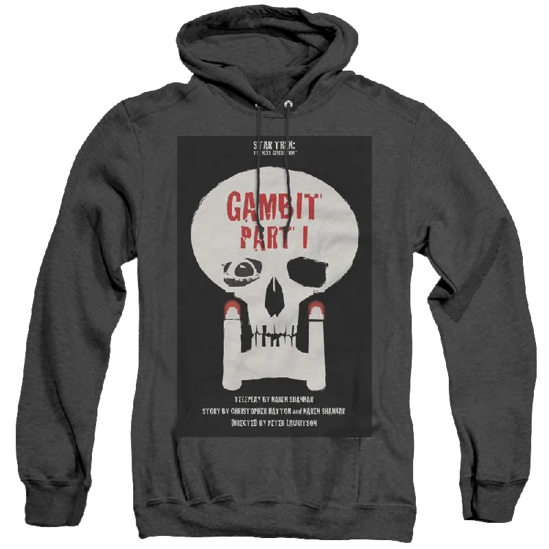Star Trek The Next Generation Tng Season 7 Episode 4 - Heather Pullover Hoodie Notched Neck Pullover Star Trek The Next Generation Tng Season 7 Episode 4 - Heather Pullover Hoodie Notched Neck Pullover