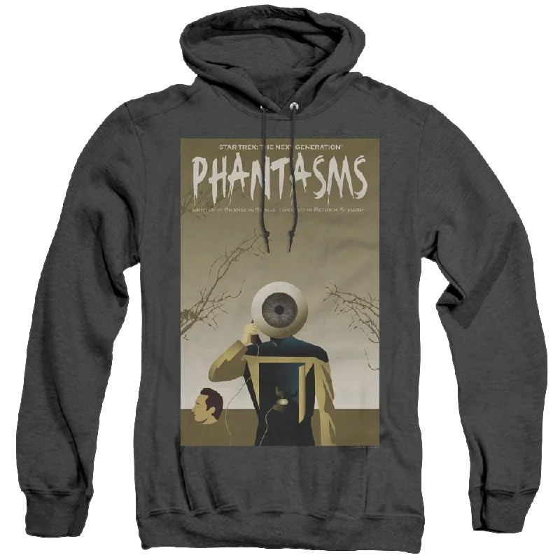 Star Trek The Next Generation Tng Season 7 Episode 6 - Heather Pullover Hoodie Lapel Neck Sweater Star Trek The Next Generation Tng Season 7 Episode 6 - Heather Pullover Hoodie Lapel Neck Sweater