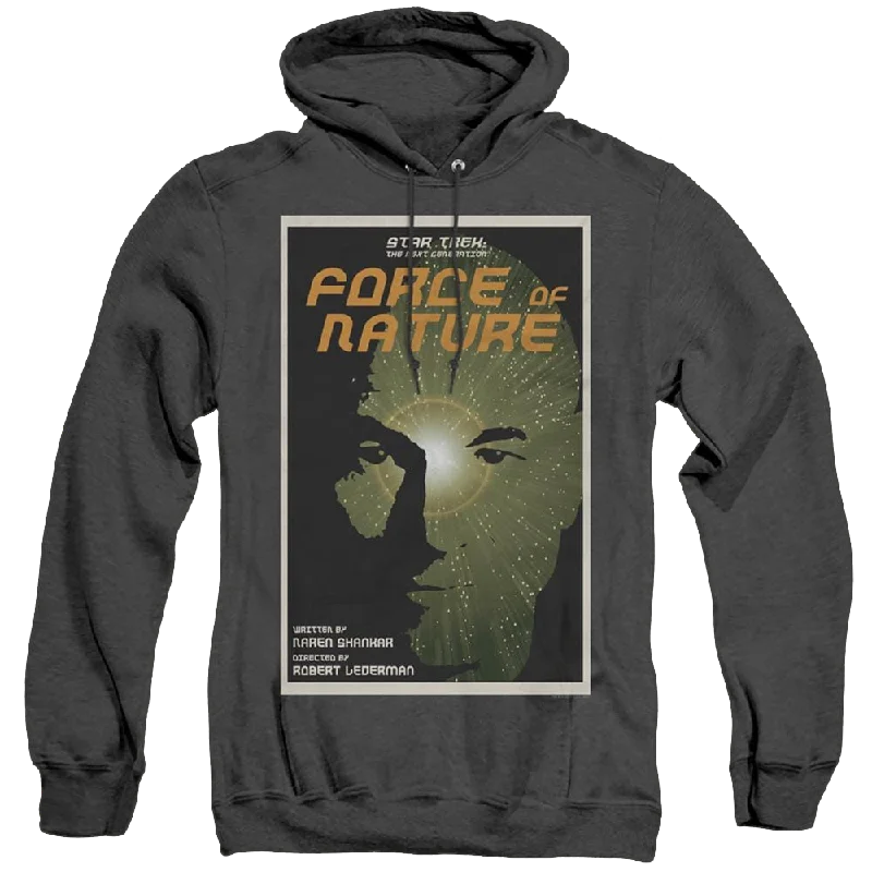 Star Trek The Next Generation Tng Season 7 Episode 9 - Heather Pullover Hoodie Jewel Neck Pullover Star Trek The Next Generation Tng Season 7 Episode 9 - Heather Pullover Hoodie Jewel Neck Pullover