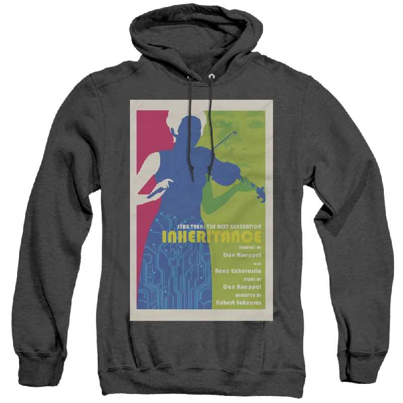 Star Trek The Next Generation Tng Season 7 Episode 10 - Heather Pullover Hoodie Honey Neck Pullover Star Trek The Next Generation Tng Season 7 Episode 10 - Heather Pullover Hoodie Honey Neck Pullover