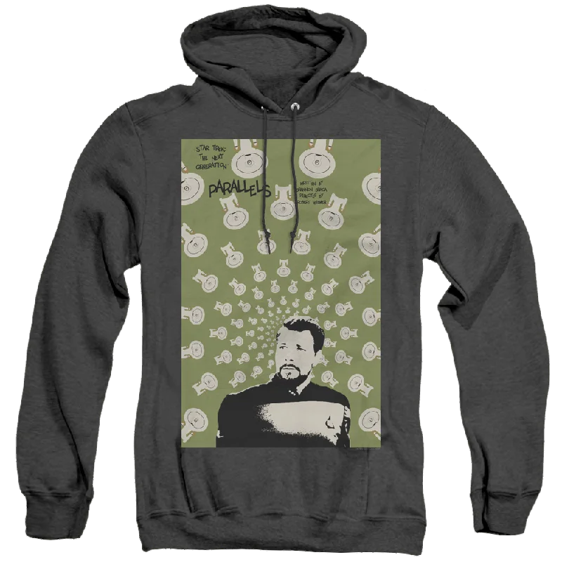 Star Trek The Next Generation Tng Season 7 Episode 11 - Heather Pullover Hoodie High Neck Pullover
