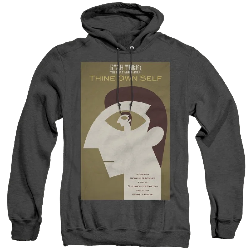 Star Trek The Next Generation Tng Season 7 Episode 16 - Heather Pullover Hoodie Besom Neck Pullover Star Trek The Next Generation Tng Season 7 Episode 16 - Heather Pullover Hoodie Besom Neck Pullover