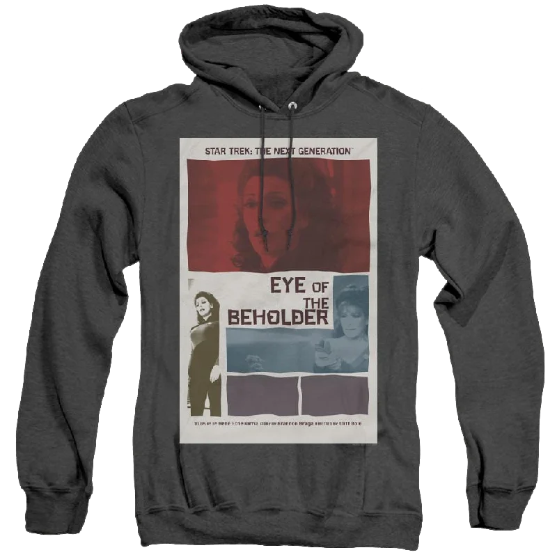 Star Trek The Next Generation Tng Season 7 Episode 18 - Heather Pullover Hoodie Bateau Neck Pullover Star Trek The Next Generation Tng Season 7 Episode 18 - Heather Pullover Hoodie Bateau Neck Pullover