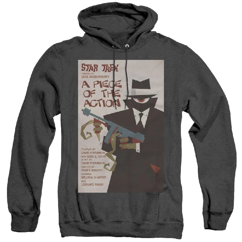 Star Trek The Original Series Tos Episode 46 - Heather Pullover Hoodie Deep Neck Pullover Star Trek The Original Series Tos Episode 46 - Heather Pullover Hoodie Deep Neck Pullover