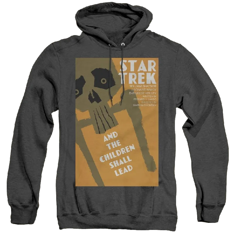Star Trek The Original Series Tos Episode 59 - Heather Pullover Hoodie Three Quarter Sleeve Star Trek The Original Series Tos Episode 59 - Heather Pullover Hoodie Three Quarter Sleeve