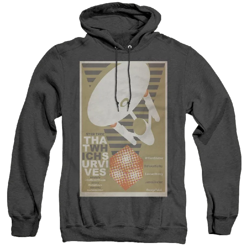 Star Trek The Original Series Tos Episode 72 - Heather Pullover Hoodie Puff Sleeve Stylish Star Trek The Original Series Tos Episode 72 - Heather Pullover Hoodie Puff Sleeve Stylish