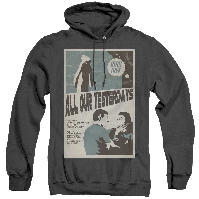 Star Trek The Original Series Tos Episode 78 - Heather Pullover Hoodie Gathered Sleeve Pullover Star Trek The Original Series Tos Episode 78 - Heather Pullover Hoodie Gathered Sleeve Pullover