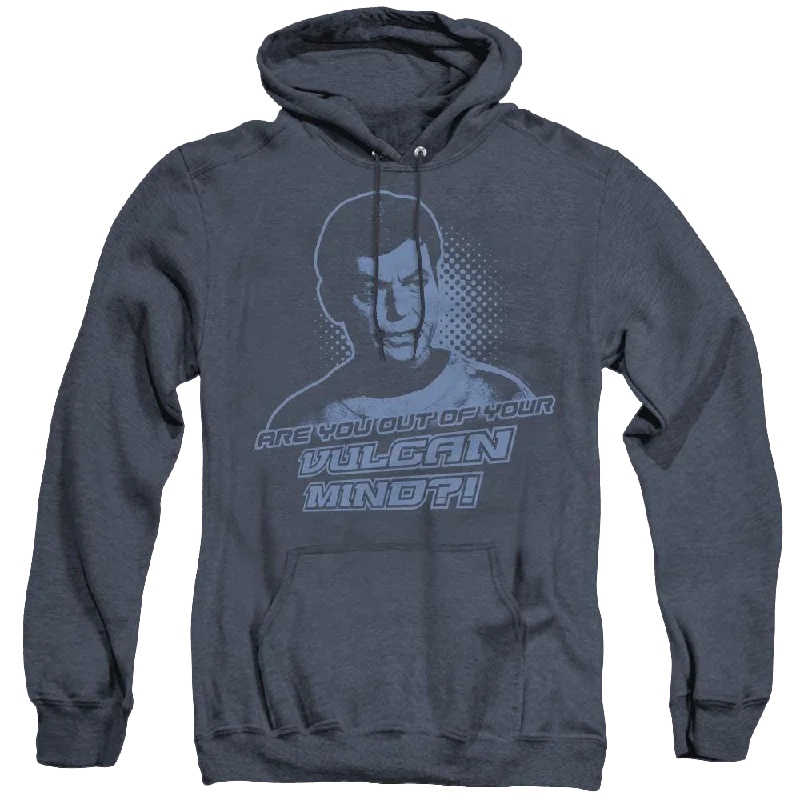 Star Trek The Original Series Vulcan Mind - Heather Pullover Hoodie High Neck Pullover