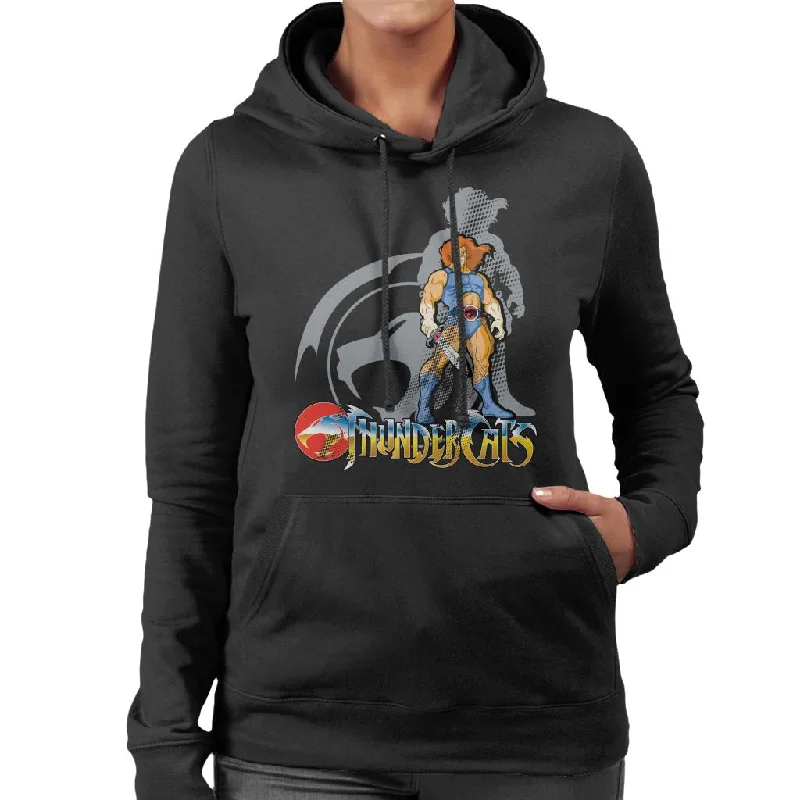 Thundercats Lion O Sword Of Omens Women's Hooded Sweatshirt Hoodie with Hem Drawcord Adjustable Customizable Thundercats Lion O Sword Of Omens Women's Hooded Sweatshirt Hoodie with Hem Drawcord Adjustable Customizable