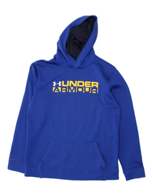 UNDER ARMOUR Boys Tall Graphic Hoodie Jumper 13-14 Years XL Navy Blue Hoodie with Zipper Versatile Modern UNDER ARMOUR Boys Tall Graphic Hoodie Jumper 13-14 Years XL Navy Blue Hoodie with Zipper Versatile Modern