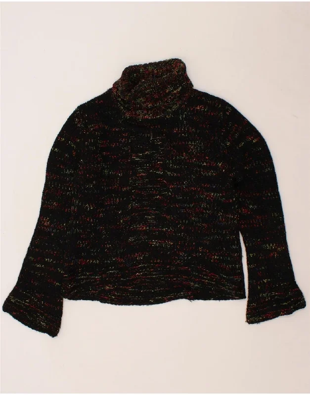 VINTAGE Womens Roll Neck Jumper Sweater UK 14 Medium Multicoloured Flecked Casual Formal Business VINTAGE Womens Roll Neck Jumper Sweater UK 14 Medium Multicoloured Flecked Casual Formal Business