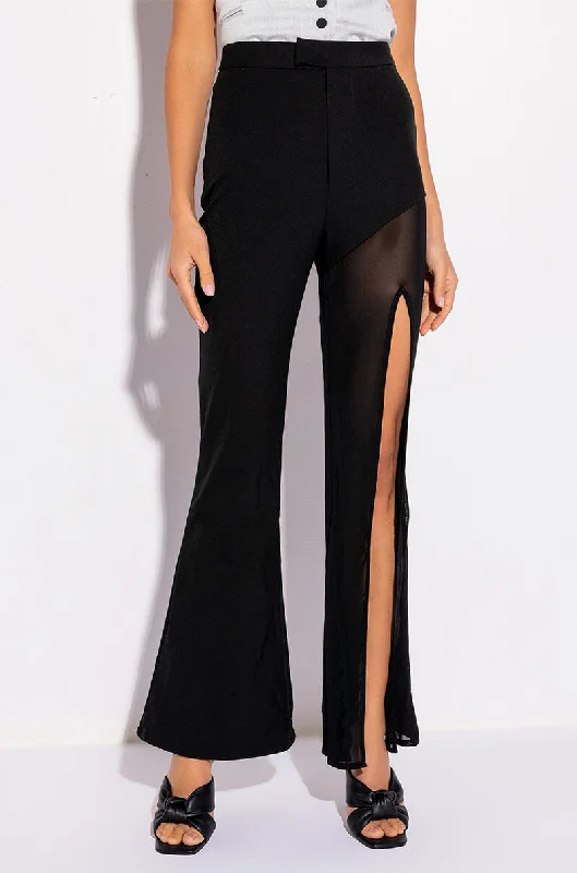 GET YOU GOING HIGH SLIT WIDE LEG TROUSERS Trousers Floral Bohemian