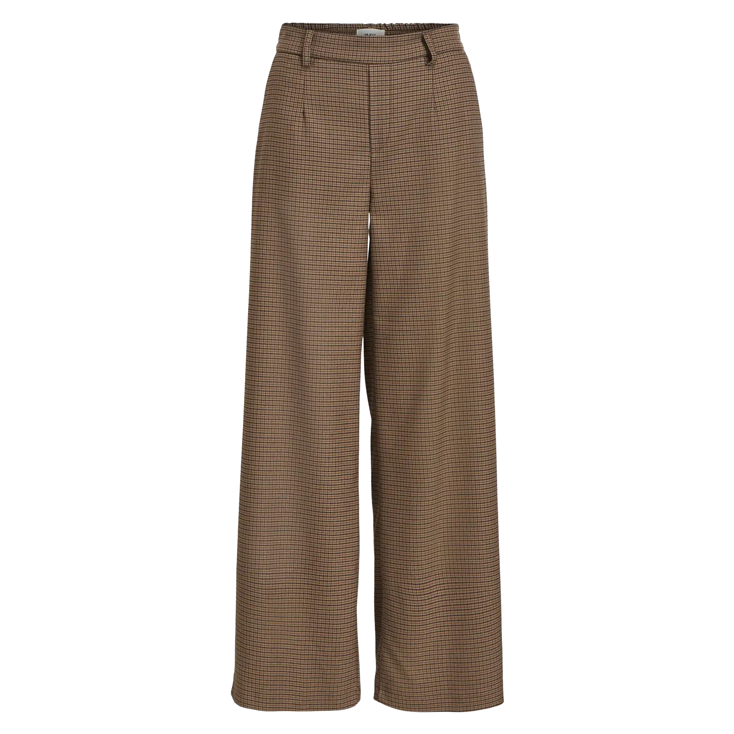Object Lisa Wide-Leg Trousers Trousers Solid Black