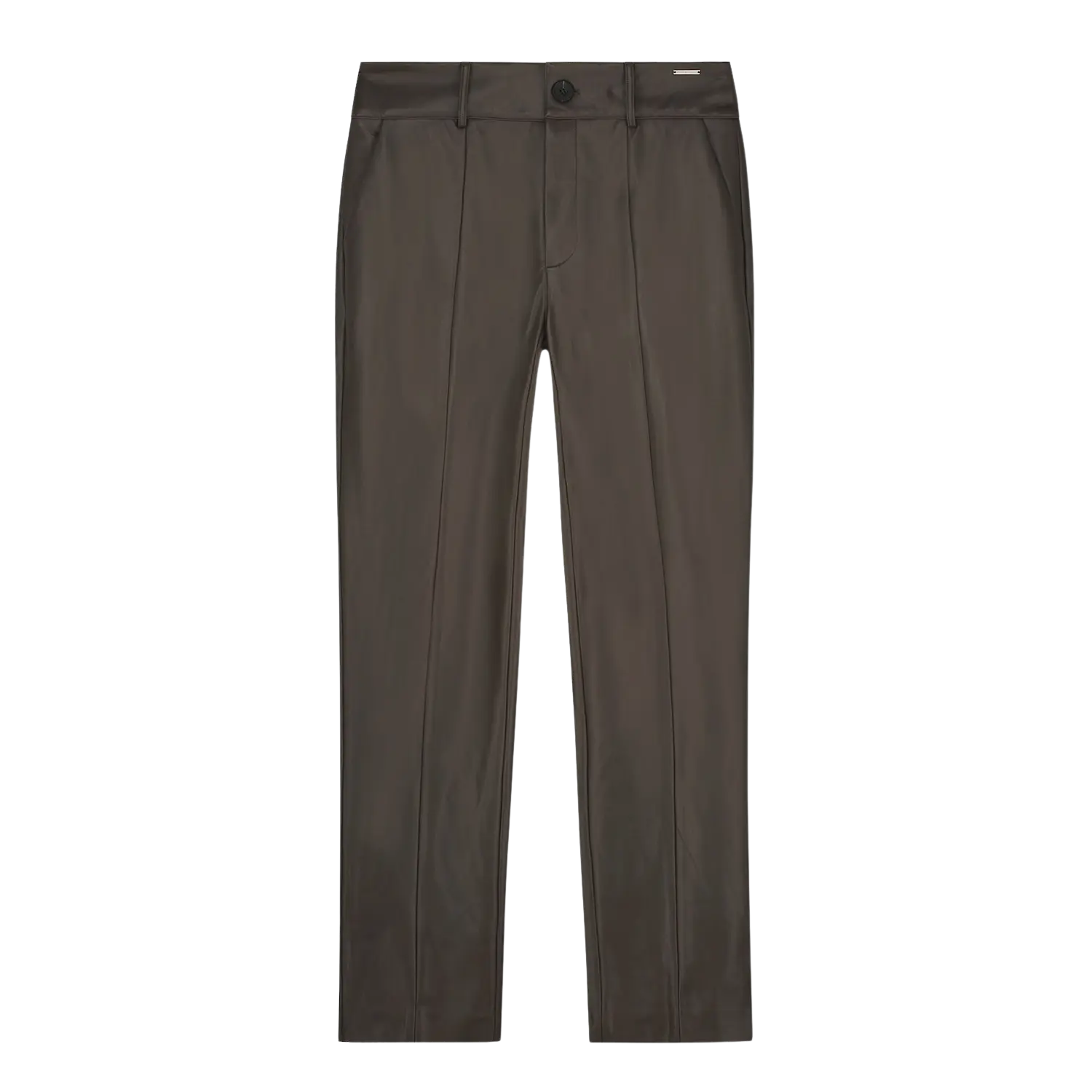 Rino & Pelle Menzi Faux Leather Chino Trousers Trousers Striped Patterned