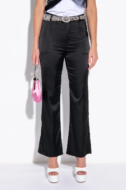 VIRGO HIGH WAISTED WIDE LEG TROUSER Trousers Canvas Durable