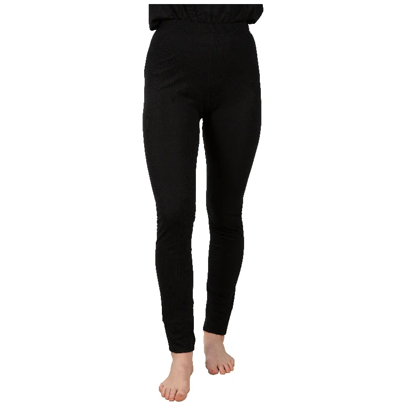 Yomp360 Unisex Adults Base Layer Trousers in Black Trousers Yoga Stretchy
