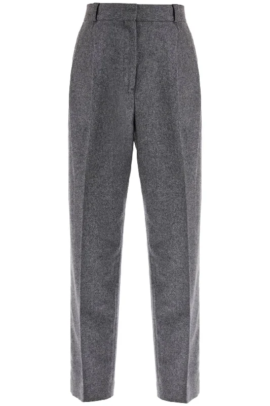 Double Pleated Trousers  - Grey Trousers versatile functional