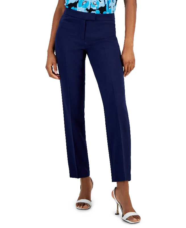 Anne Klein Slim Ankle Career Dress Pants Trousers Corduroy Warm