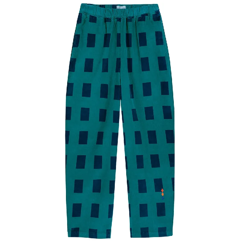 Checked Corduroy Trousers by Bobo Choses Womenswear Skinny Trousers Denim Stretchy