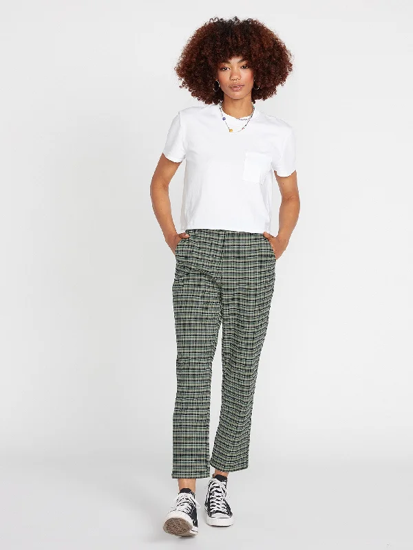 Frochickie Highrise Trousers - DARK PINE Trousers Denim Distressed