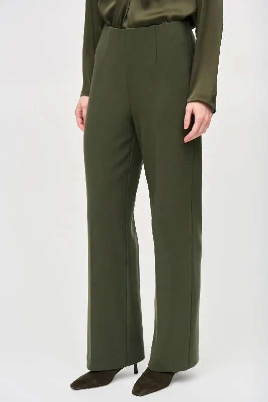 Joseph Ribkoff 243040 Iguana Wide Leg Pull on Trouser Trousers Striped Patterned