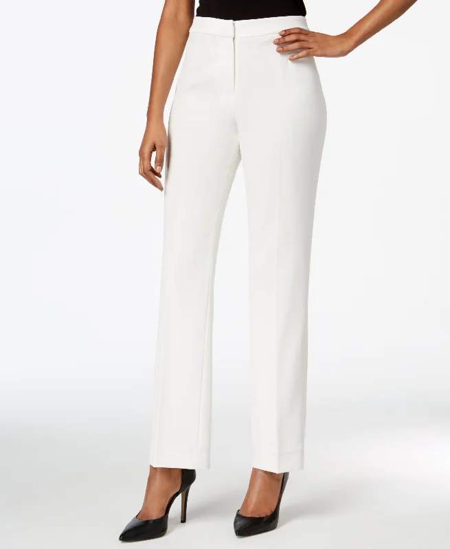 Straight-Leg Modern Crepe Dress Pants Trousers Sale Discount