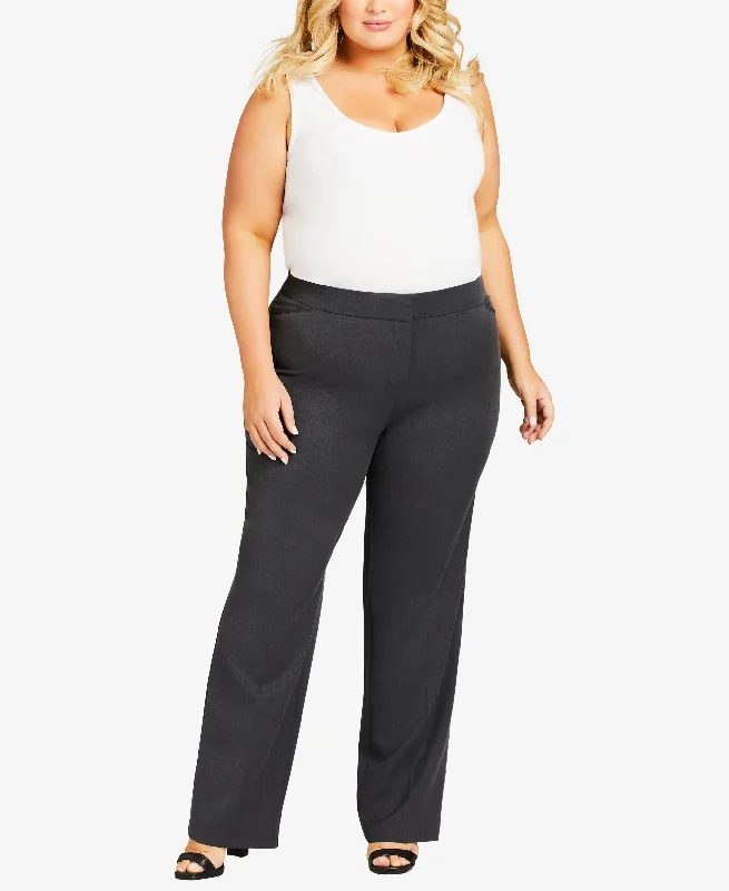 Plus Size Cool Hand Tall Trousers Trousers Denim Blue