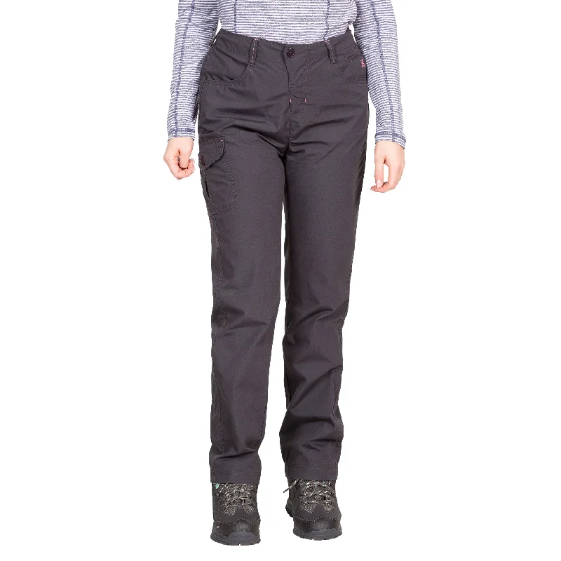 Rambler Womens Walking Trousers in Dark Grey Trousers Ceremony Elegant