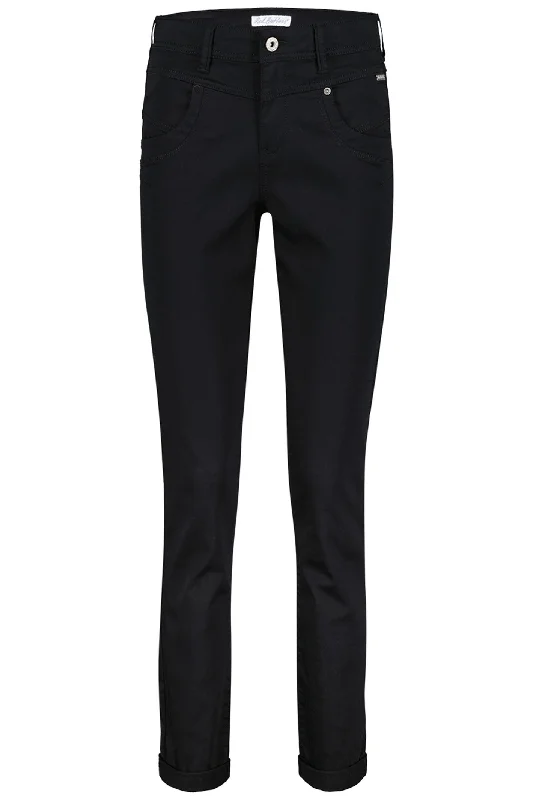 Red Button SRB4286 Relaxed Jog Trousers Black Trousers Velvet Soft