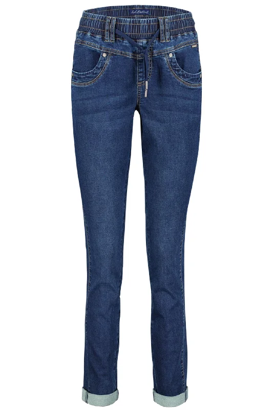 Red Button SRB4288 Tessy Jog Denim Trouser Darkstone Blue Trousers High Rise Slim Fit Red Button SRB4288 Tessy Jog Denim Trouser Darkstone Blue Trousers High Rise Slim Fit