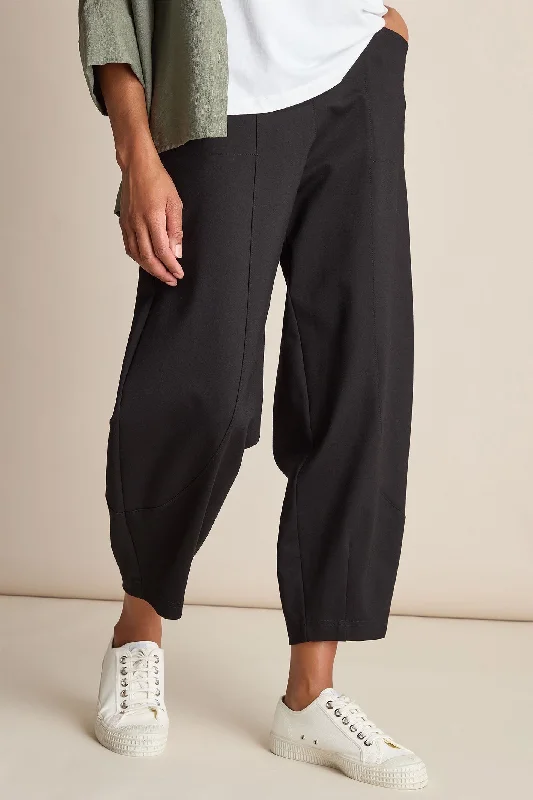 Sahara SPP2025J-P Black Ponte Bubble Trouser Trousers Wedding White