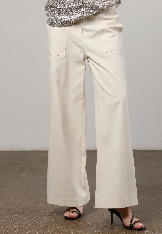 VISION TROUSERS OFF WHITE Trousers Essential Wardrobe