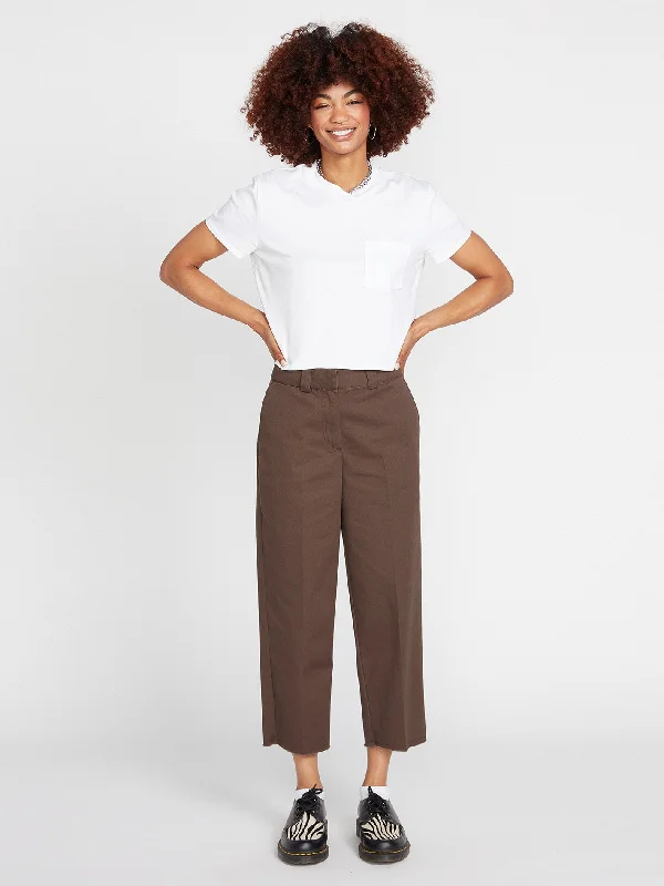 Whawhat Chino Trousers - ESPRESSO Trousers Yoga Stretchy